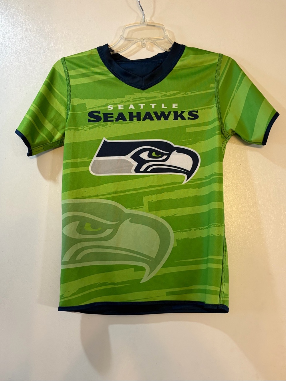NFL Flag Seattle Seahawks Reversible Jersey Youth Medium